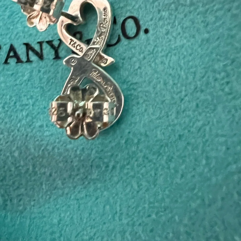 🌸🌸 Authentic Tiffany & Co. Paloma Picasso Sterling Silver Loving Heart E… - Picture 2 of 7
